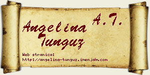 Angelina Tunguz vizit kartica